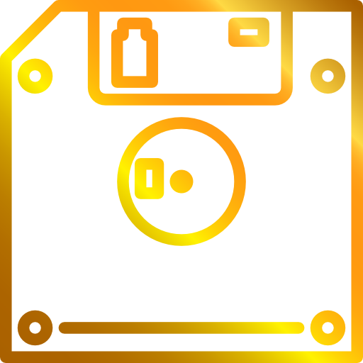 floppy disk xnimrodx Lineal Gradient icoon