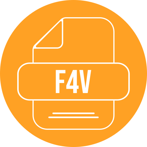 f4v Generic color fill icon