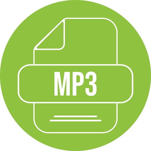 mp3 Generic color fill icon