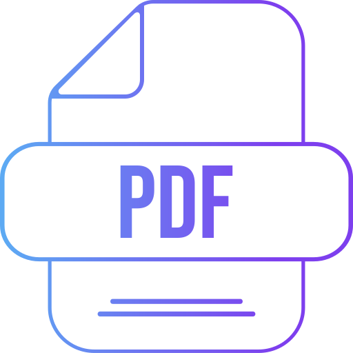 pdf Generic gradient outline icon