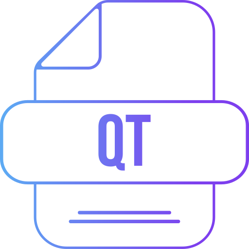 qt Generic gradient outline icon