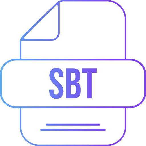 sbt Generic gradient outline Ícone