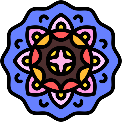 mandala Generic color lineal-color icona