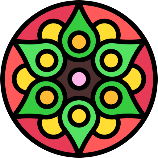 mandala Generic color lineal-color icona