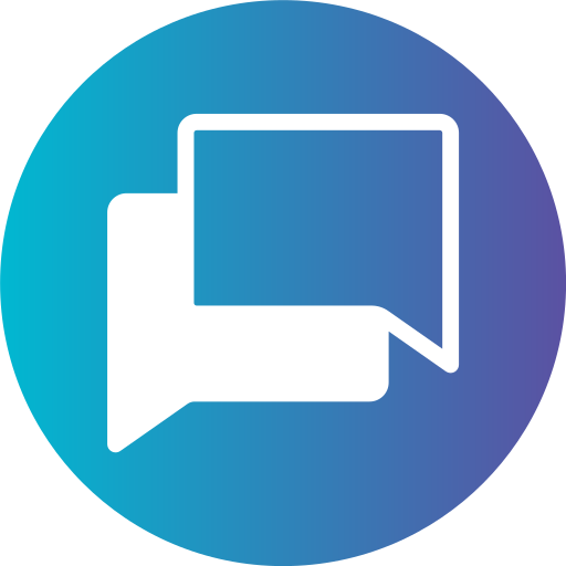 Chat Generic gradient fill icon