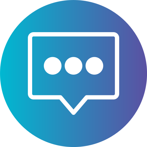 Chat Generic gradient fill icon