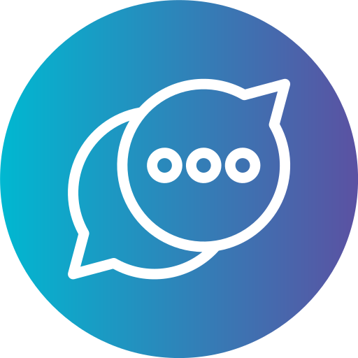 Chat Generic gradient fill icon