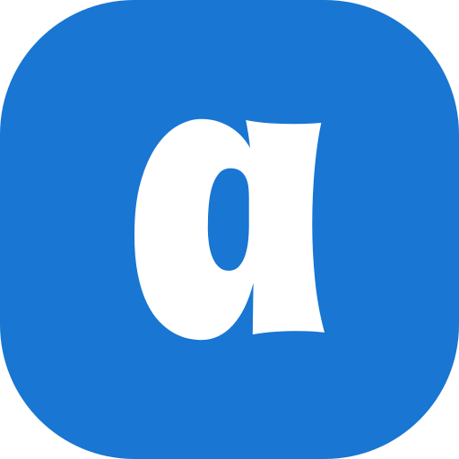 Letter A Generic color fill icon