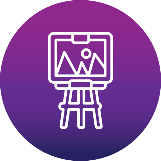 Easel Generic gradient fill icon