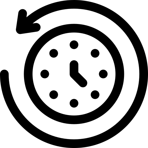 passato Basic Rounded Lineal icona