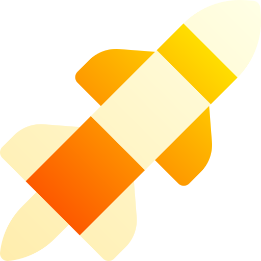 Missile Basic Gradient Gradient icon