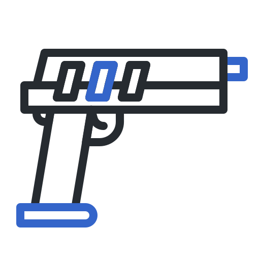 Gun Generic color outline icon