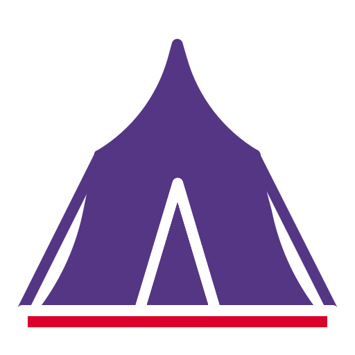 Tent Generic color fill icon