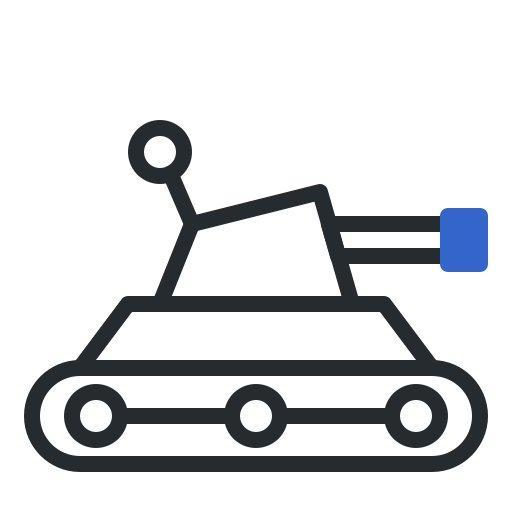 Tank Generic color lineal-color icon