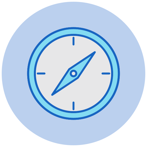 Compass Generic color lineal-color icon