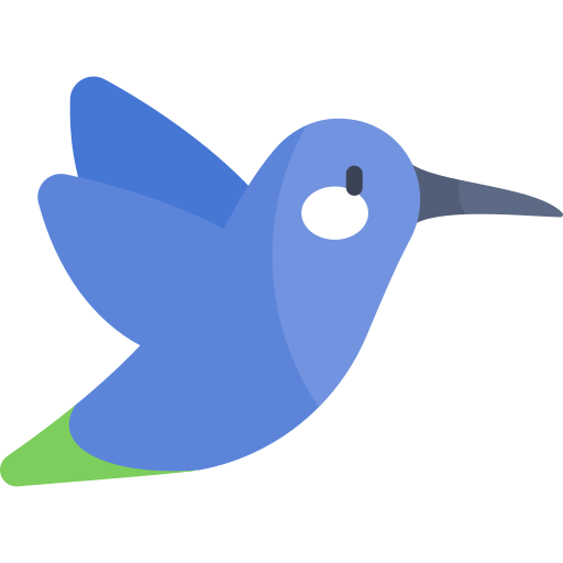 Hummingbird Kawaii Flat icon