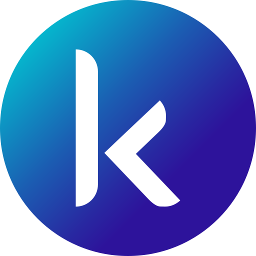 Letter k Generic gradient fill icon