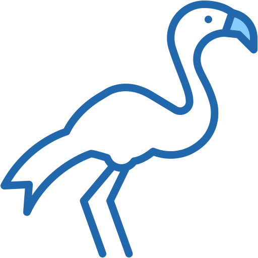 flamingo Generic color lineal-color icon