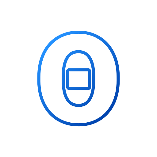 theta Generic gradient outline icon