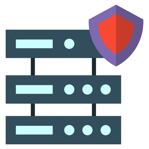 Secured network Generic color fill icon