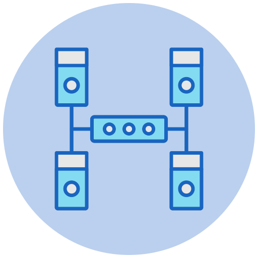 connessione Generic color lineal-color icona