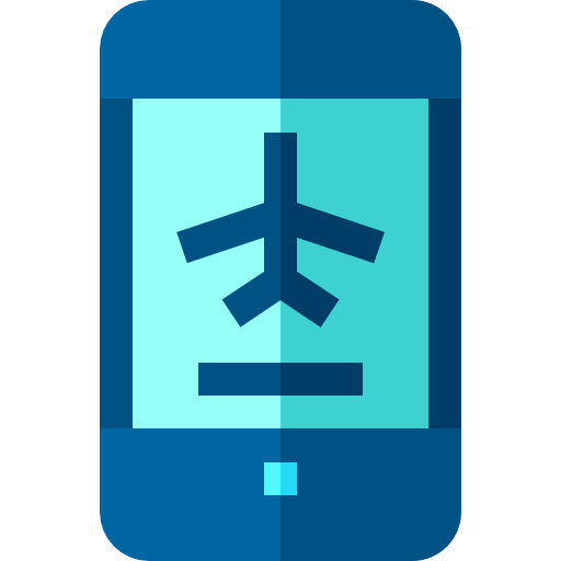 携帯電話 Basic Straight Flat icon