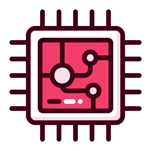 cpu Generic color lineal-color Icône