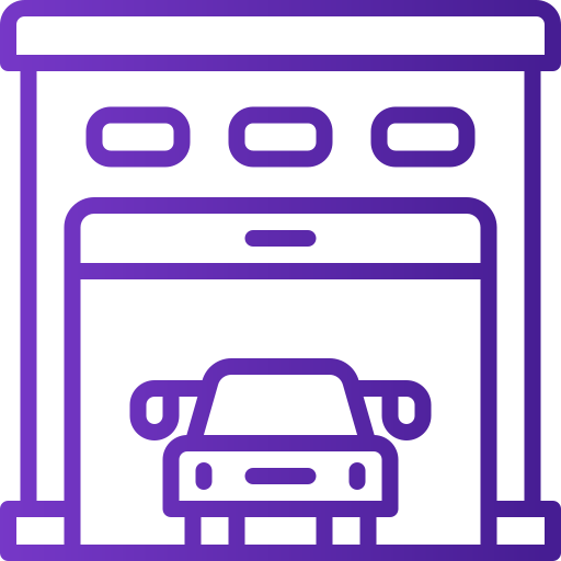 Garage Generic gradient outline icon