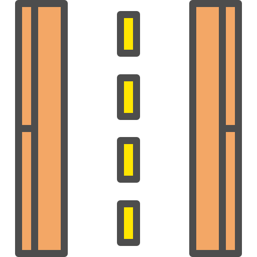 route Generic color lineal-color Icône