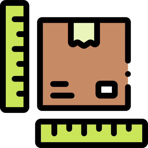 measurement Detailed Rounded Lineal color icon