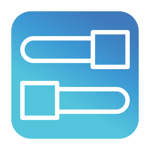 commutateur Generic gradient fill Icône