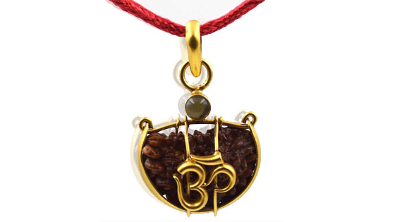 Ek Mukhi Rudraksha with Lens 