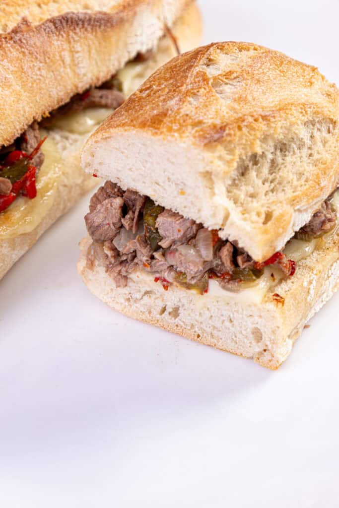 Slow Cooker Philly Cheesesteaks