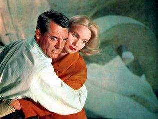 Cary Grant and Eva Marie Saint in North by Northwest