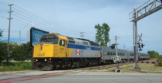 VIA Rail Canada passenger train