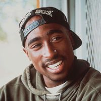 American rapper and actor Tupac Shakur, 1993 (Lesane Parish Crooks, Tupac Amaru Shakur)