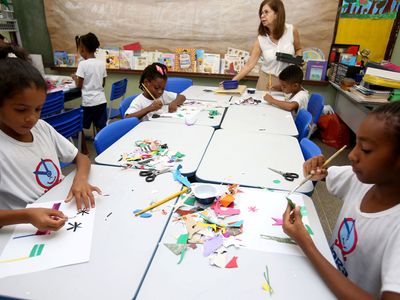 a classroom in Brazil