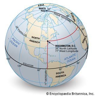 latitude and longitude of Washington, D.C.