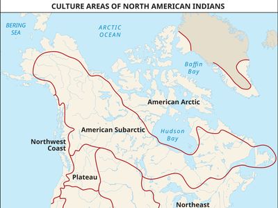 Culture areas of North American Indians