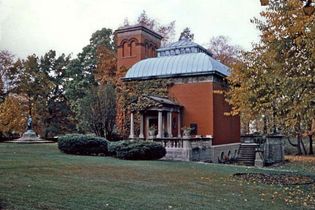 Tower study designed by General Lew Wallace, Crawfordsville, Ind.