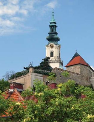 Nitra: cathedral and castle