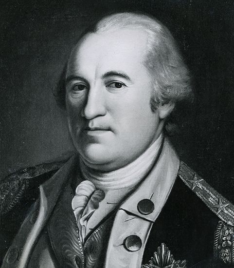 Steuben, portrait by Charles Willson Peale, in Independence National Historical Park, Philadelphia