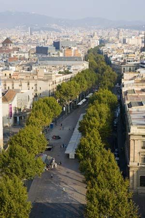 the Ramblas