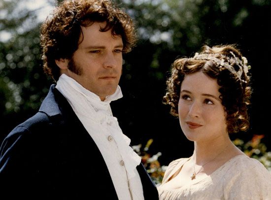 Colin Firth and Jennifer Ehle in Pride and Prejudice