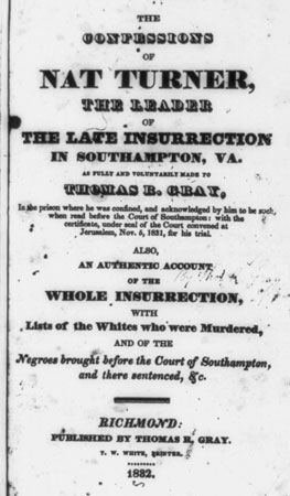 The Confessions of Nat Turner