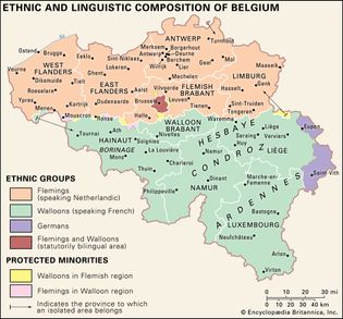 ethnic and linguistic composition of Belgium