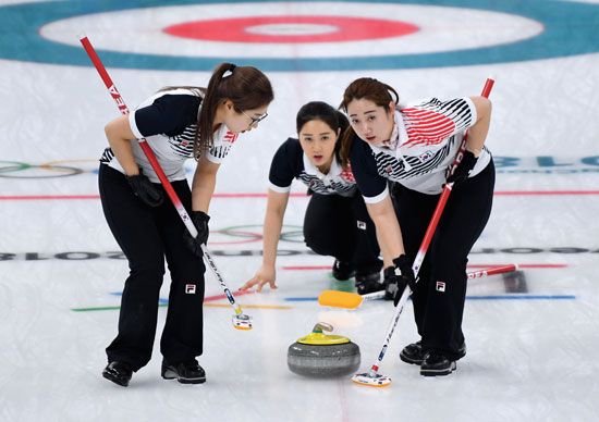 women's curling at the 2018 Winter Olympics