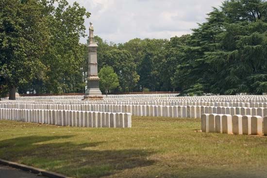 Andersonville National Cemetery, Andersonville National Historic Site, Georgia.