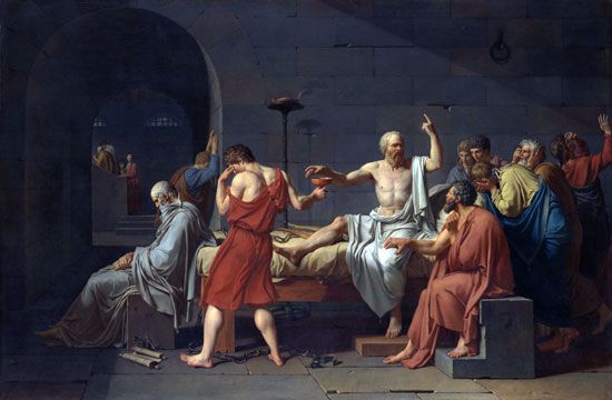 Jacques-Louis David: The Death of Socrates