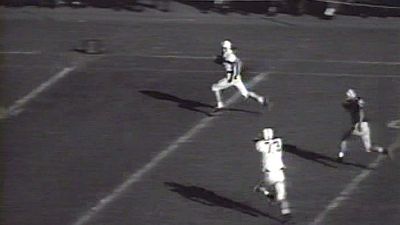 See highlights of gridiron football games from October 27, 1956